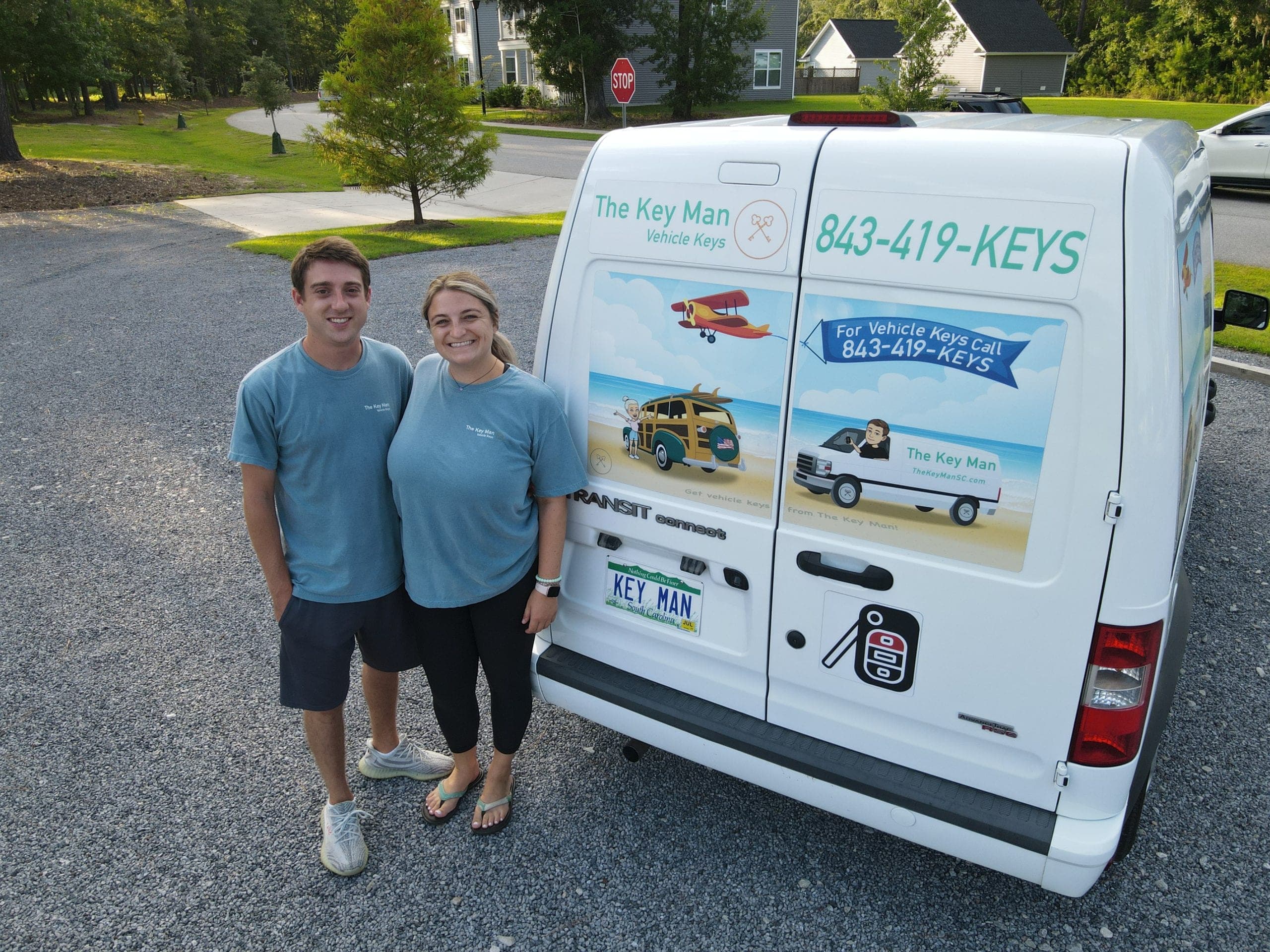 The Key Man mobile locksmith van in Charleston SC